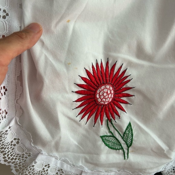 Vintage Mexican Day Of The Dead Maxi Dress with Colorful Embroidery Free Size - Picture 13 of 15